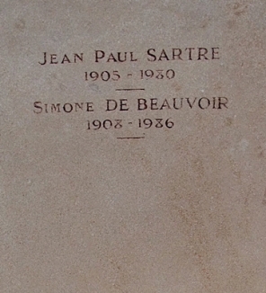 KULTURFORUM Grab Jean-Paul Sartre & Simone de Beauvoir Cimetière Montparnasse Paris (2)